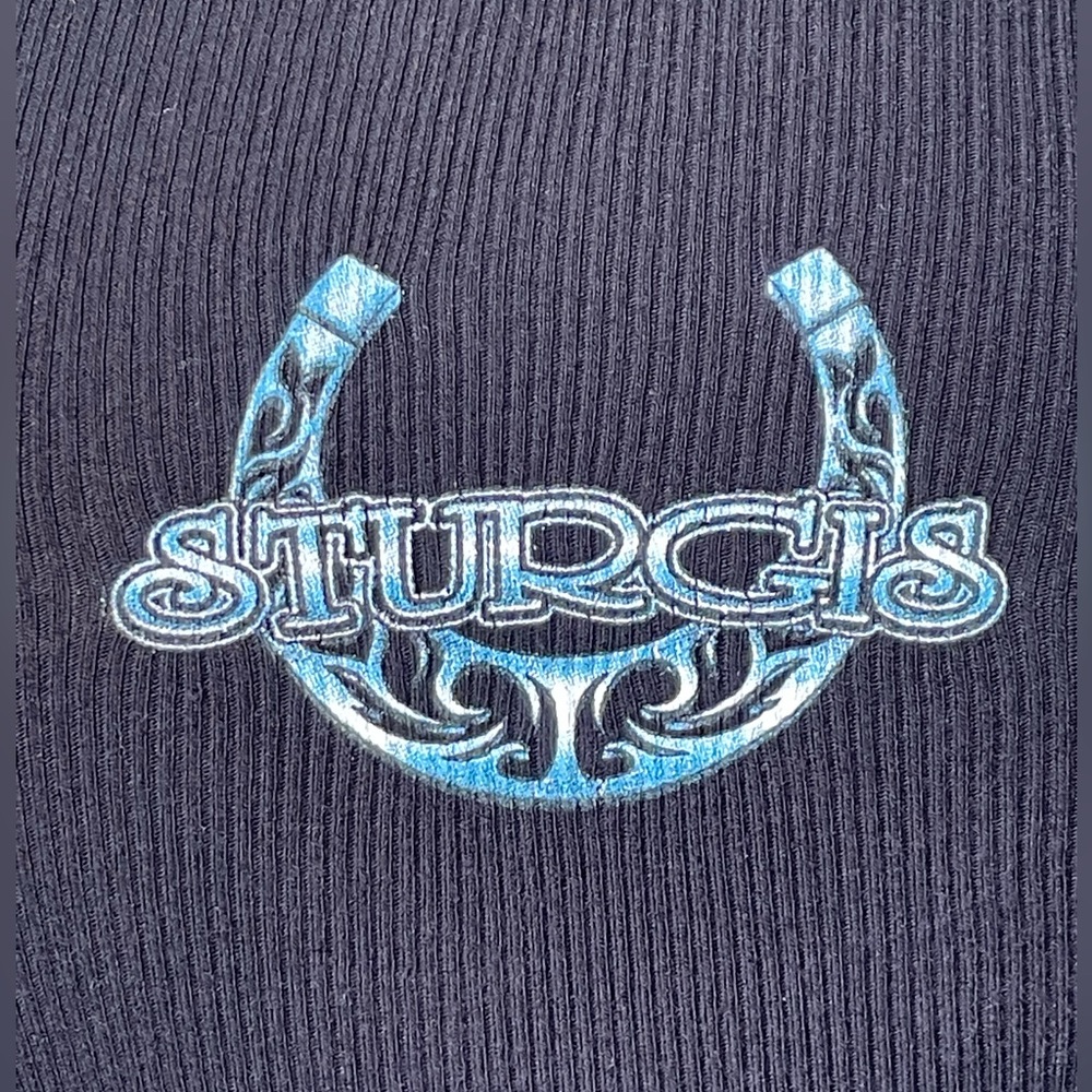 1990s Vintage Sturgis One Eyed Jacks Biker Saloon Tank Top